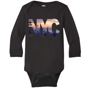 City Of NYC Baby Long Sleeve Bodysuit