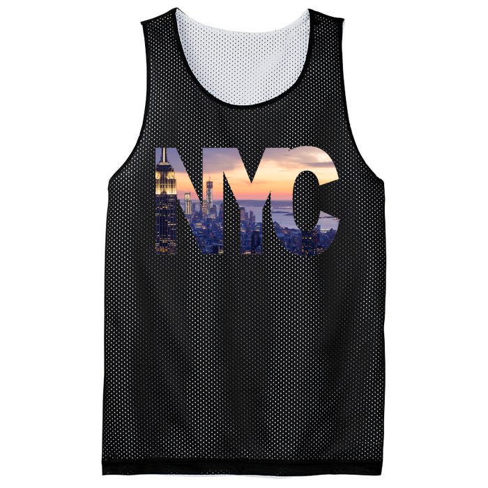 City Of NYC Mesh Reversible Basketball Jersey Tank