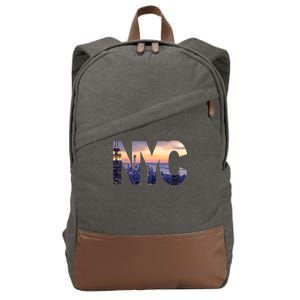 City Of NYC Cotton Canvas Backpack