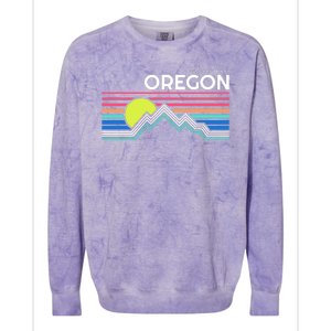 City of Portland Oregon Colorblast Crewneck Sweatshirt