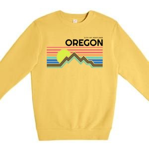 City of Portland Oregon Premium Crewneck Sweatshirt