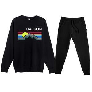 City of Portland Oregon Premium Crewneck Sweatsuit Set