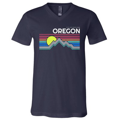 City of Portland Oregon V-Neck T-Shirt