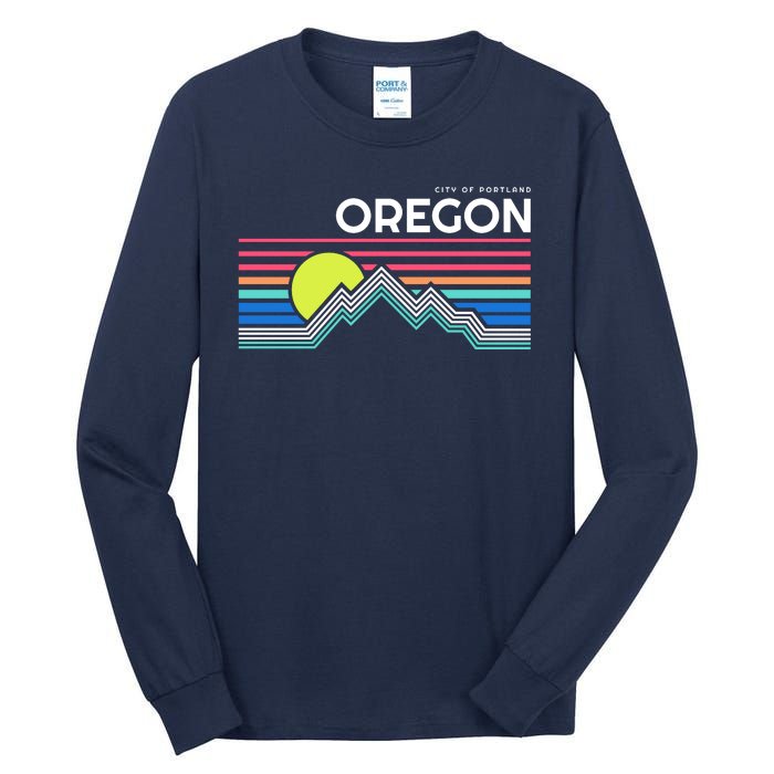 City of Portland Oregon Tall Long Sleeve T-Shirt