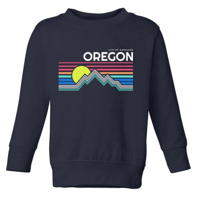 City of Portland Oregon Toddler Sweatshirt