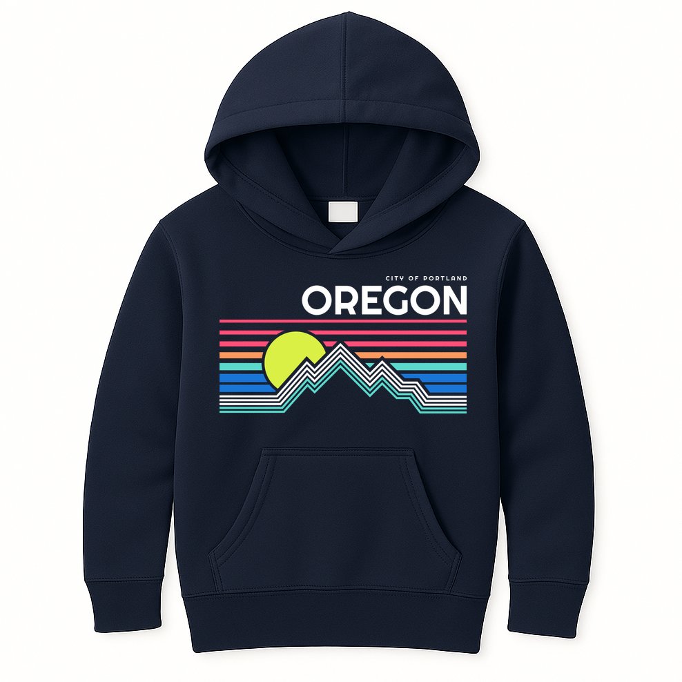 City of Portland Oregon Kids Hoodie