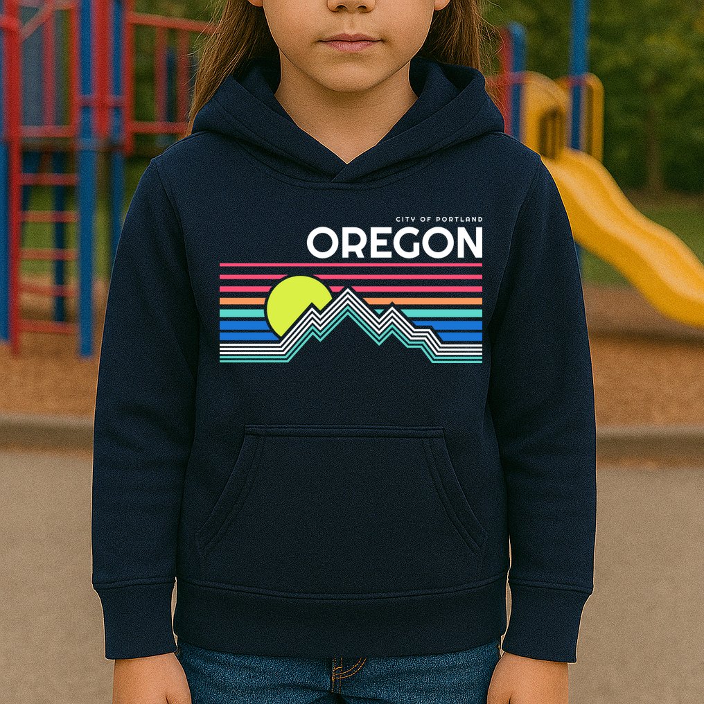 City of Portland Oregon Kids Hoodie