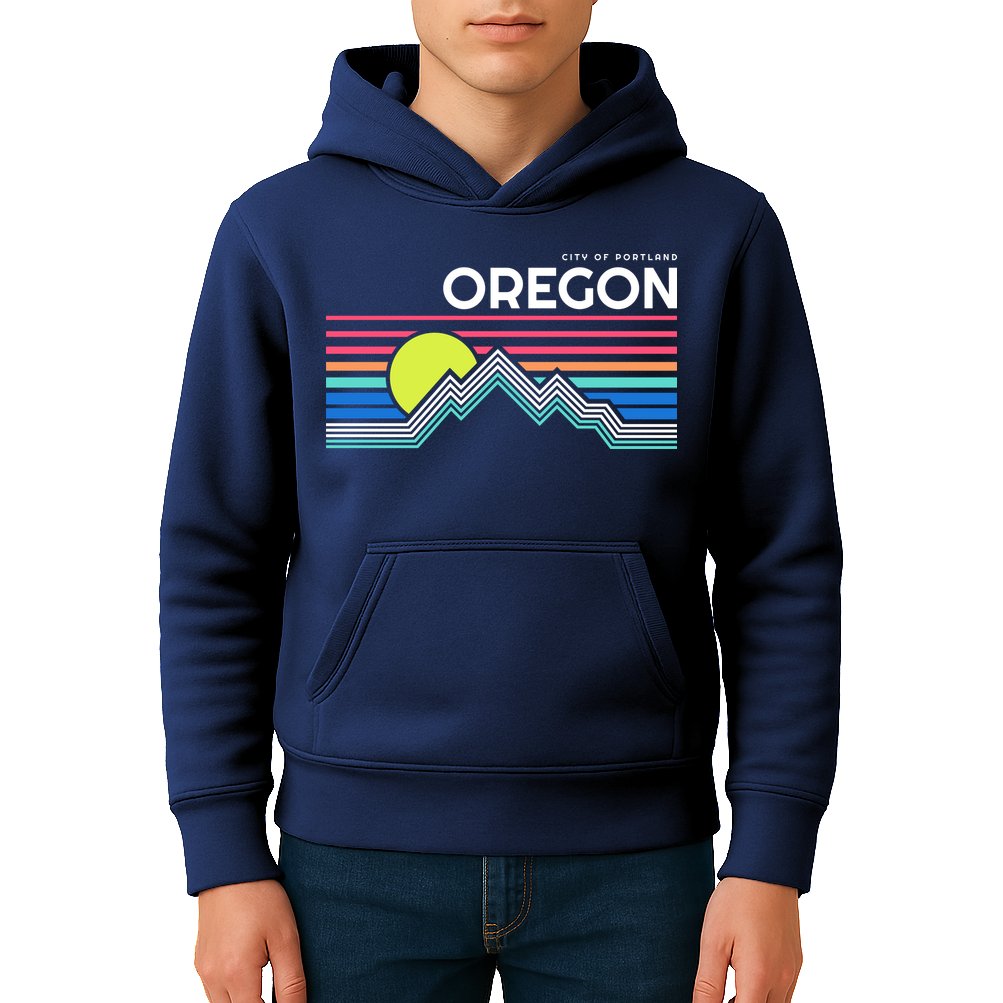City of Portland Oregon Kids Hoodie