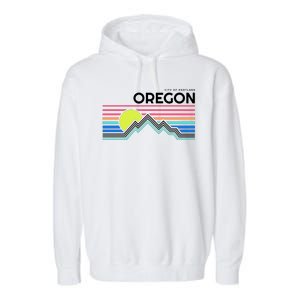 City of Portland Oregon Garment-Dyed Fleece Hoodie