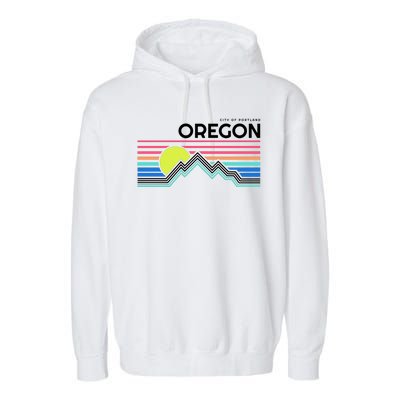 City of Portland Oregon Garment-Dyed Fleece Hoodie