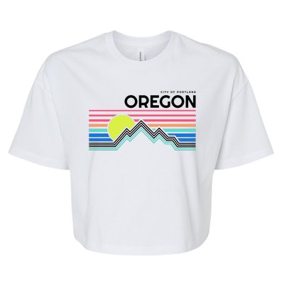 City of Portland Oregon Bella+Canvas Jersey Crop Tee