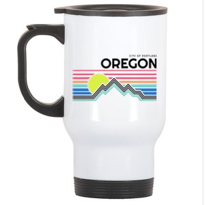 City of Portland Oregon Stainless Steel Travel Mug