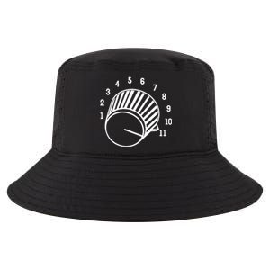 Crank It Up Crazy Guitar Player High Strung Goes To Eleven Cool Comfort Performance Bucket Hat