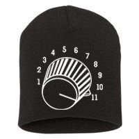 Crank It Up Crazy Guitar Player High Strung Goes To Eleven Short Acrylic Beanie