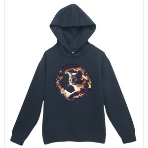 Cat In Universe Space Cat Urban Pullover Hoodie