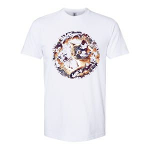 Cat In Universe Space Cat Softstyle CVC T-Shirt