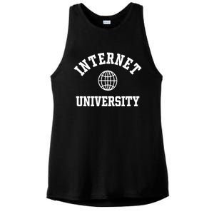 Clickhole Internet University Ladies PosiCharge Tri-Blend Wicking Tank