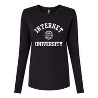 Clickhole Internet University Womens Cotton Relaxed Long Sleeve T-Shirt