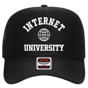 Clickhole Internet University High Crown Mesh Back Trucker Hat