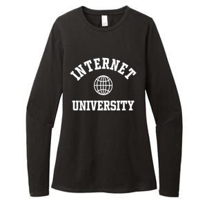 Clickhole Internet University Womens CVC Long Sleeve Shirt