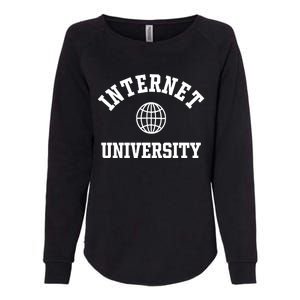 Clickhole Internet University Womens California Wash Sweatshirt