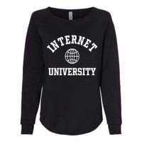 Clickhole Internet University Womens California Wash Sweatshirt