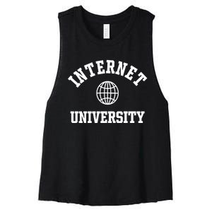 Clickhole Internet University Women's Racerback Cropped Tank