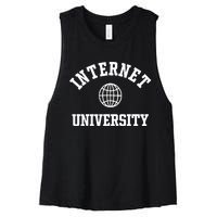 Clickhole Internet University Women's Racerback Cropped Tank