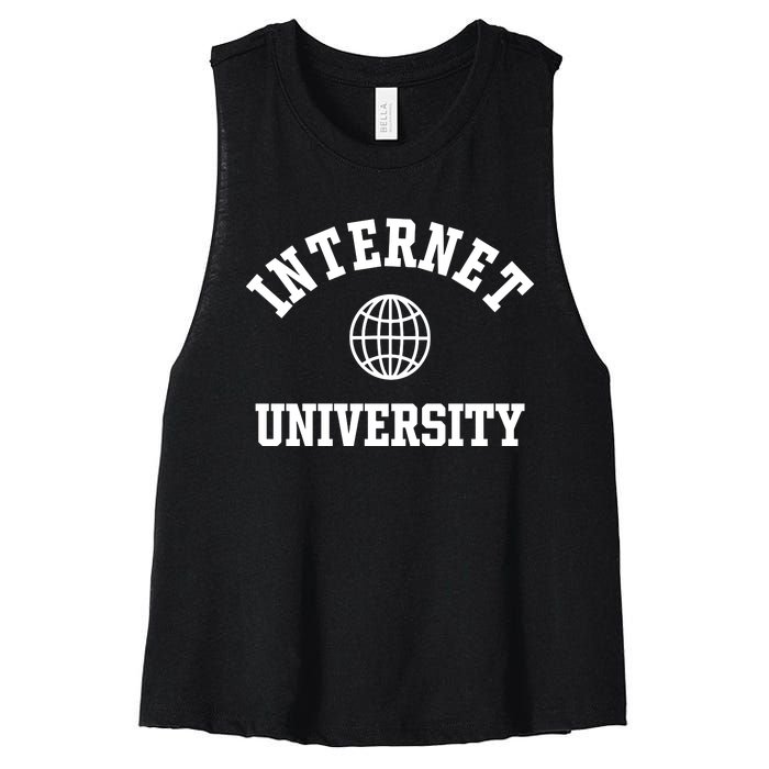 Clickhole Internet University Women's Racerback Cropped Tank