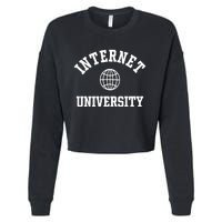 Clickhole Internet University Cropped Pullover Crew