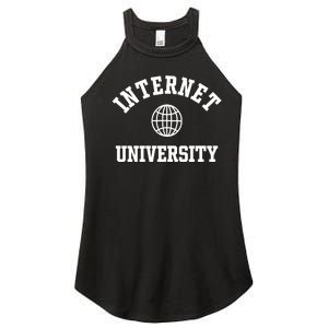 Clickhole Internet University Women's Perfect Tri Rocker Tank