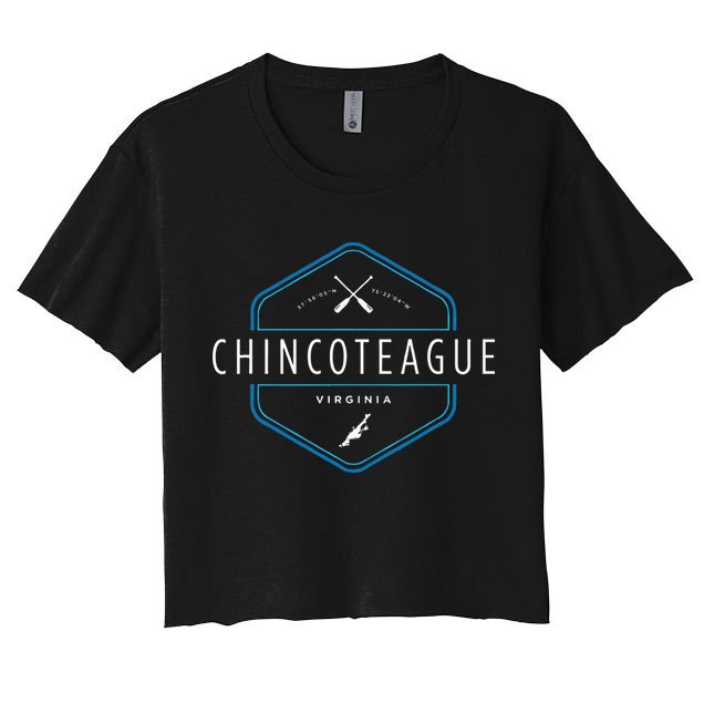 Chincoteague Island Virginia Beach Graphic Crop Top