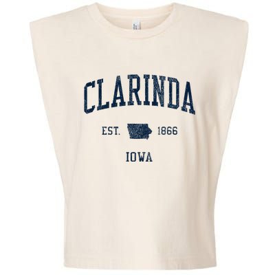 Clarinda Ia Vintage Athletic Sports Garment-Dyed Women's Muscle Tee