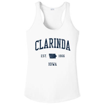 Clarinda Ia Vintage Athletic Sports Ladies PosiCharge Competitor Racerback Tank