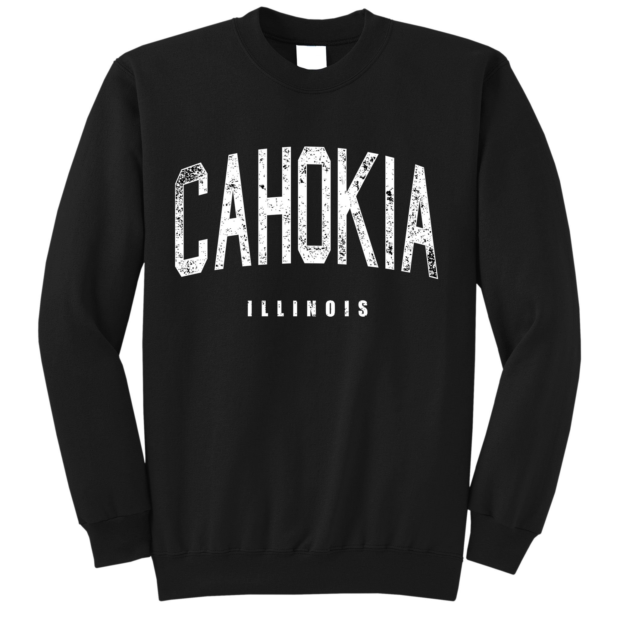Cahokia Illinois Vintage Logo Sweatshirt