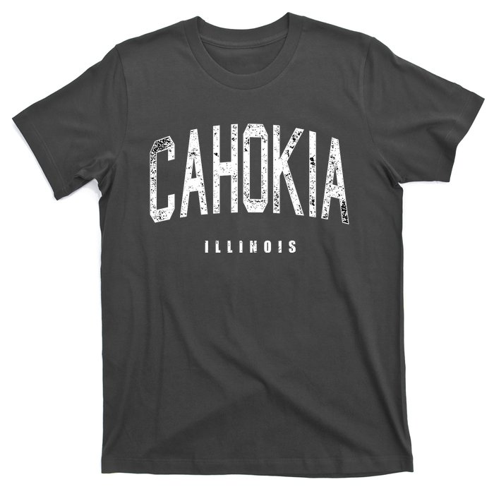 Cahokia Illinois Vintage Logo T-Shirt