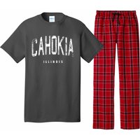 Cahokia Illinois Vintage Logo Pajama Set