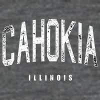 Cahokia Illinois Vintage Logo Flatbill Hat