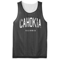 Cahokia Illinois Vintage Logo Mesh Reversible Basketball Jersey Tank