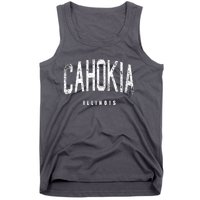 Cahokia Illinois Vintage Logo Tank Top