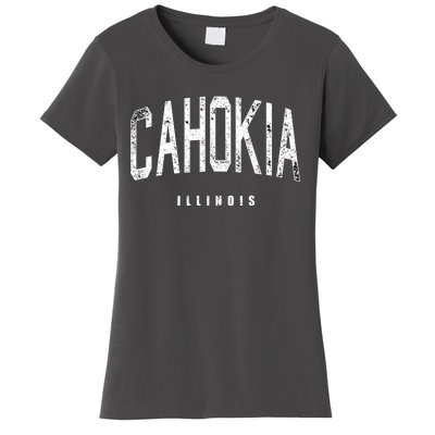 Cahokia Illinois Vintage Logo Women's T-Shirt