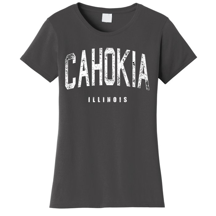 Cahokia Illinois Vintage Logo Women's T-Shirt