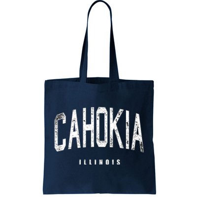 Cahokia Illinois Vintage Logo Tote Bag