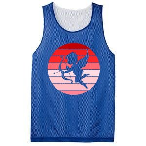 Cupid In Valentine's Day Colors Circle Gift Mesh Reversible Basketball Jersey Tank