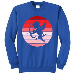 Cupid In Valentine's Day Colors Circle Gift Tall Sweatshirt