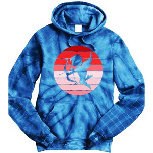 Cupid In Valentine's Day Colors Circle Gift Tie Dye Hoodie