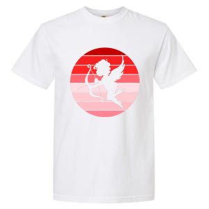 Cupid In Valentine's Day Colors Circle Gift Garment-Dyed Heavyweight T-Shirt