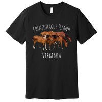 Chincoteague Island Virginia Horse Assateague Pony Premium T-Shirt