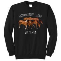 Chincoteague Island Virginia Horse Assateague Pony Tall Sweatshirt