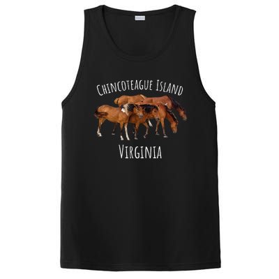 Chincoteague Island Virginia Horse Assateague Pony PosiCharge Competitor Tank